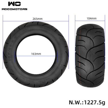 100/55-6.5 ulip tubeless tires for 11inch scooter wocomotors