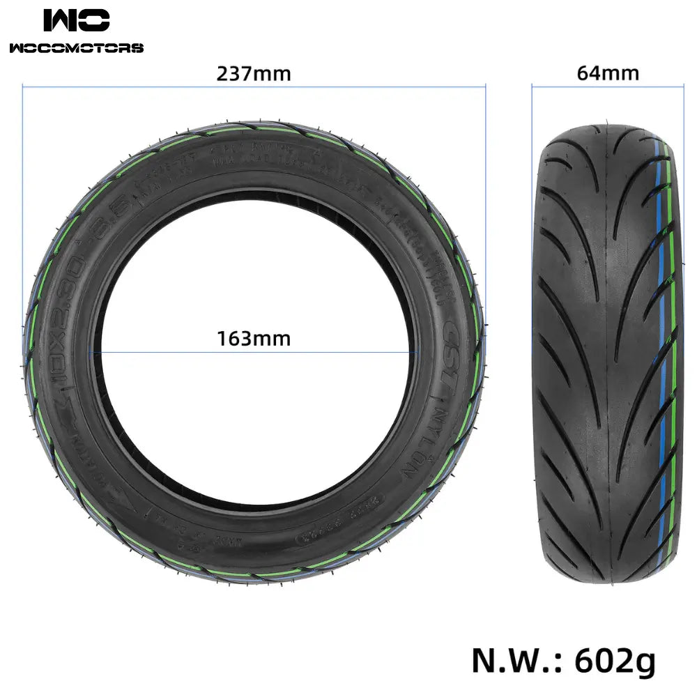 10*2.3-6.5 tubeless CST tires for NIU KQI2 escooter wocomotors