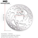 120mm Xtech Brake Rotor wocomotors