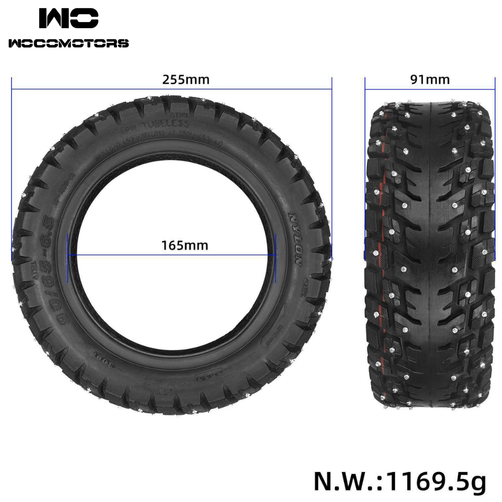 Ulip 90/65-6.5 off-road snow tubeless tires for electric scooter wocomotors