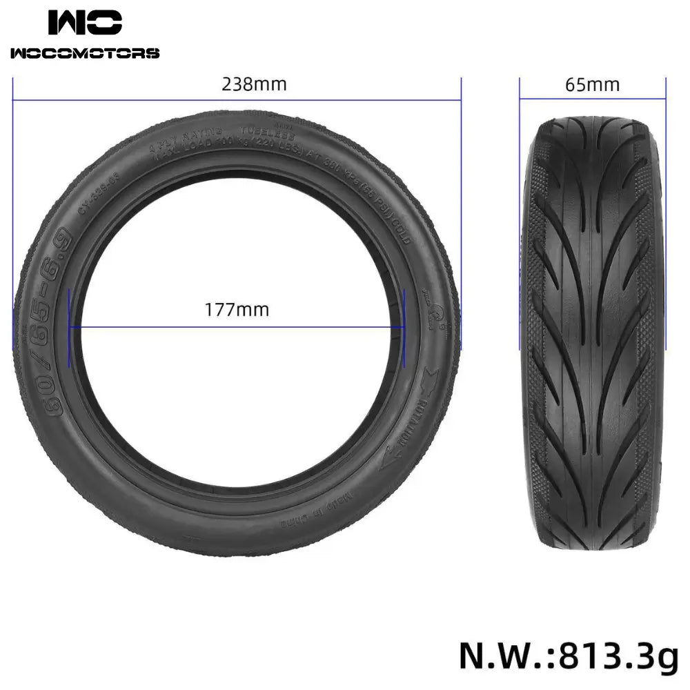 60/65-6.9 Anti-puncture self-healing tubeless tires for ninebot max G2/G65 wocomotors