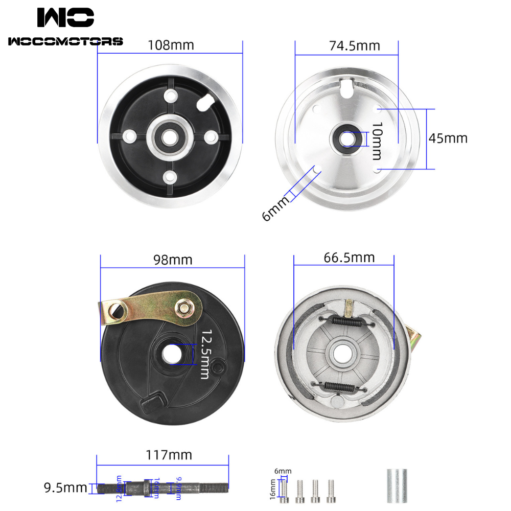 8inch 200*50 tires for front wheel hub wocomotors