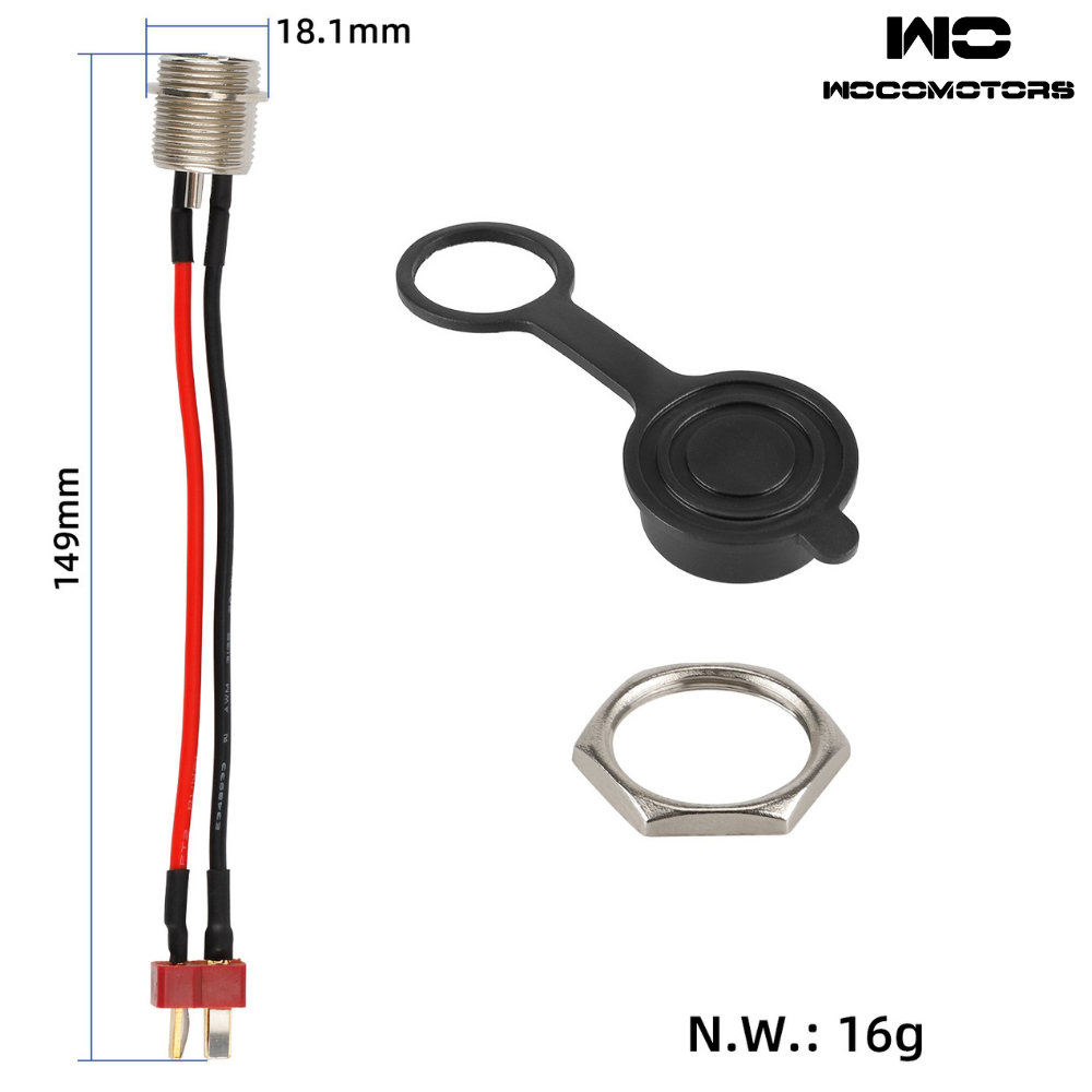 GX16-XT charging port wocomotors