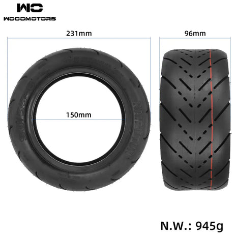 90/55-6 NAIPUTUN tubeless tires for 10inch escooter wocomotors