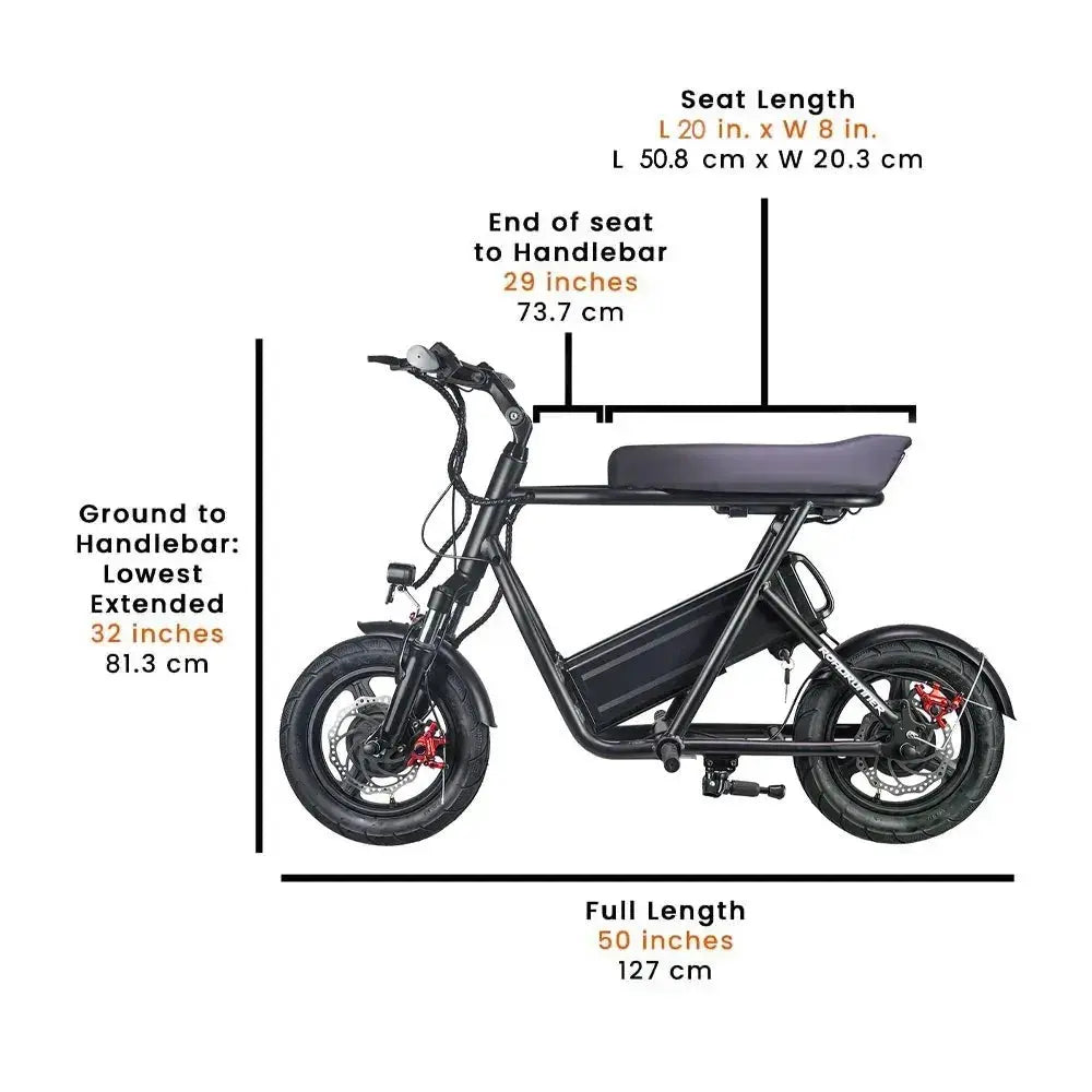 48v 26ah EMOVE ROADRUNNER V2 seated electric scooter wocomotors