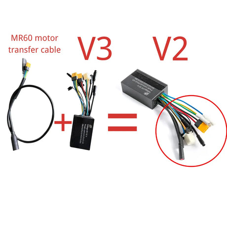 EMOVE CRUISER S Sinewave controller with XT60 or Head of bullet wocomotors