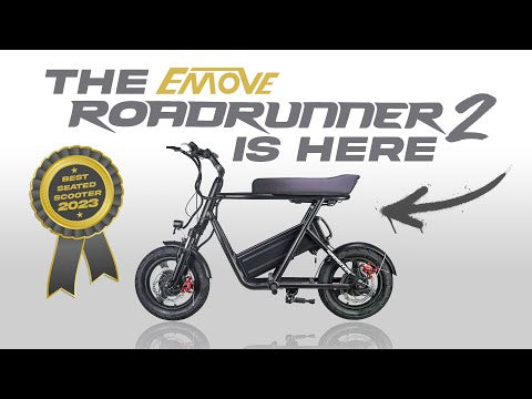 Scooter électrique assis EMOVE ROADRUNNER V2 48v 26ah par voromotors des États-Unis