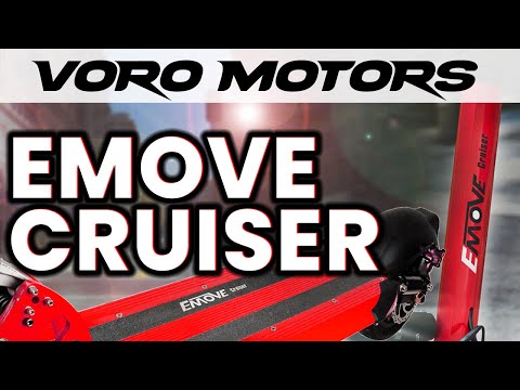 EMOVE CRUISER S 10 pouces 52V 1600W Suspension à moteur unique-Scooter électrique longue portée